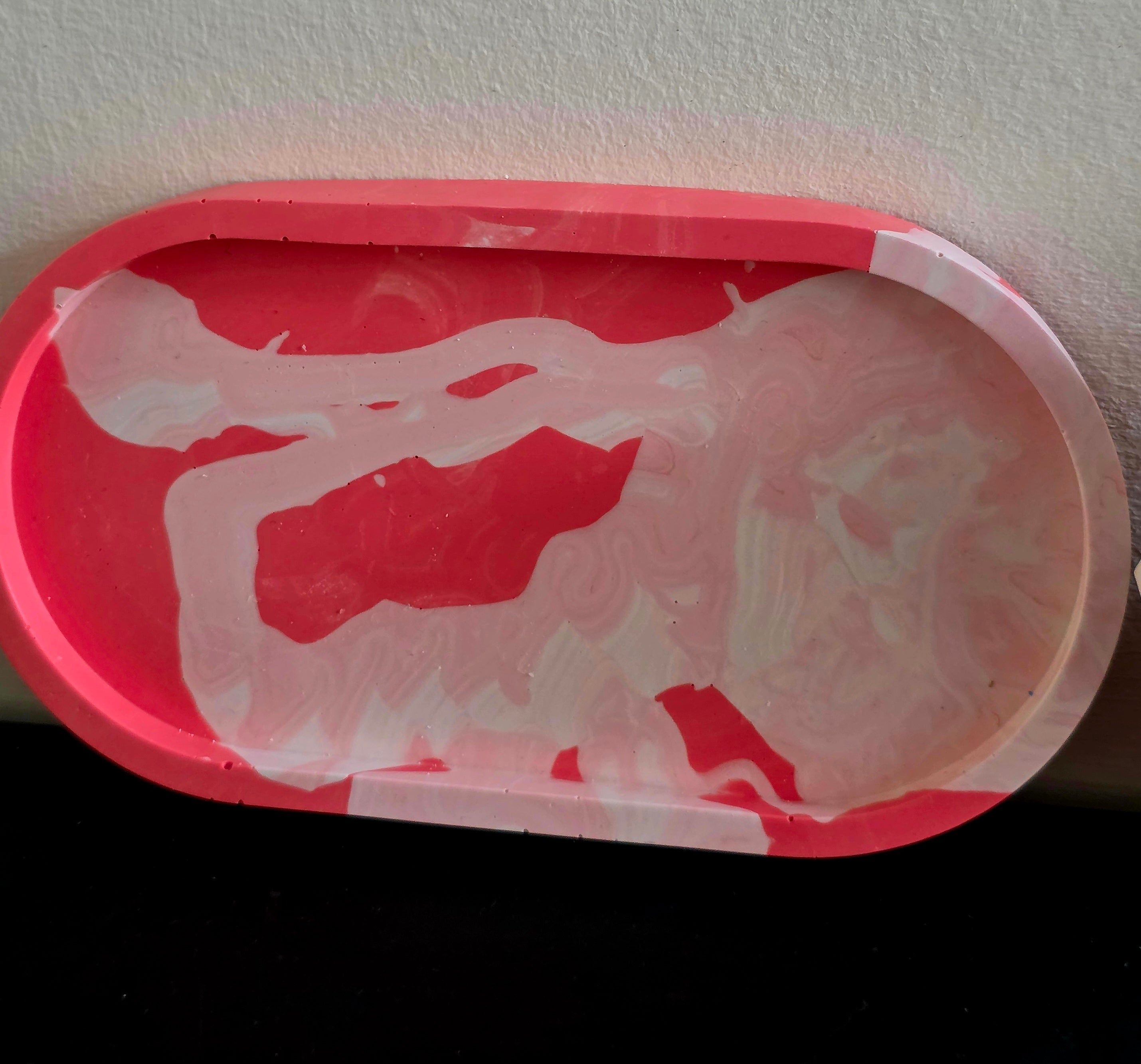 Small oval handmade tray