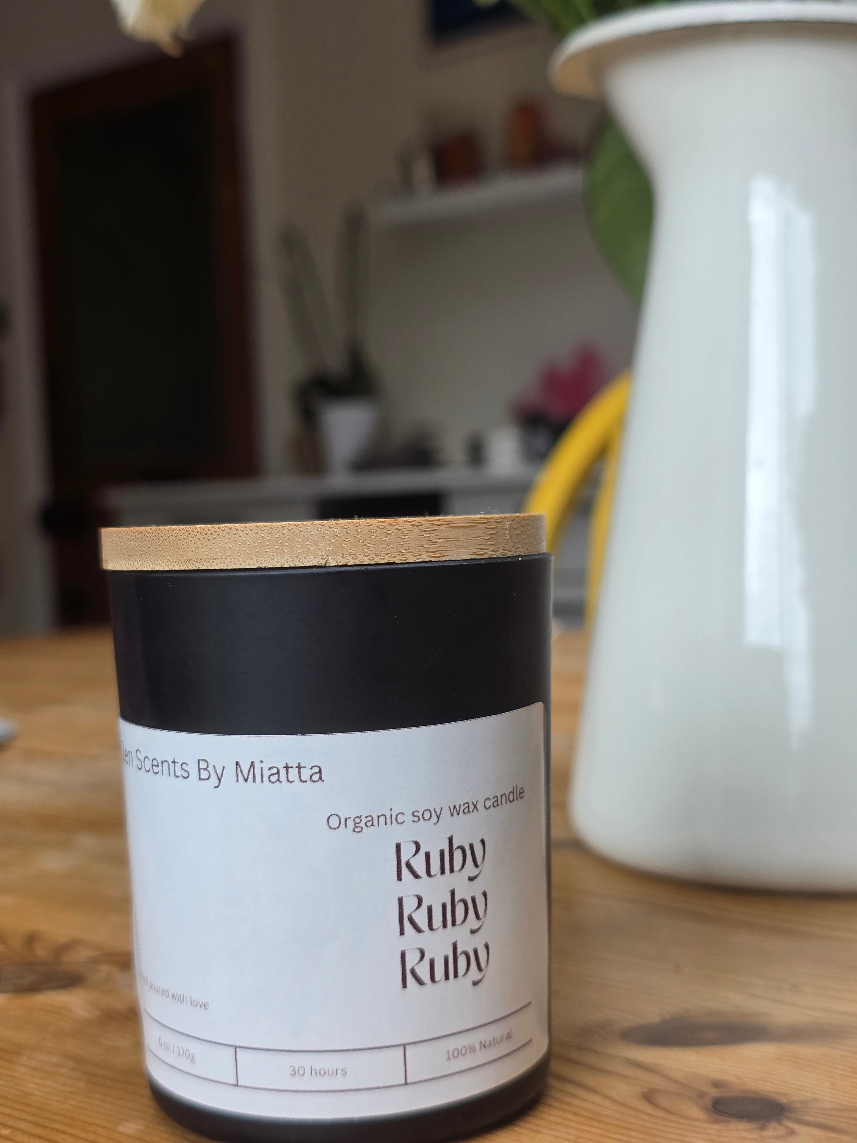 Ruby, Ruby, Ruby scented candle