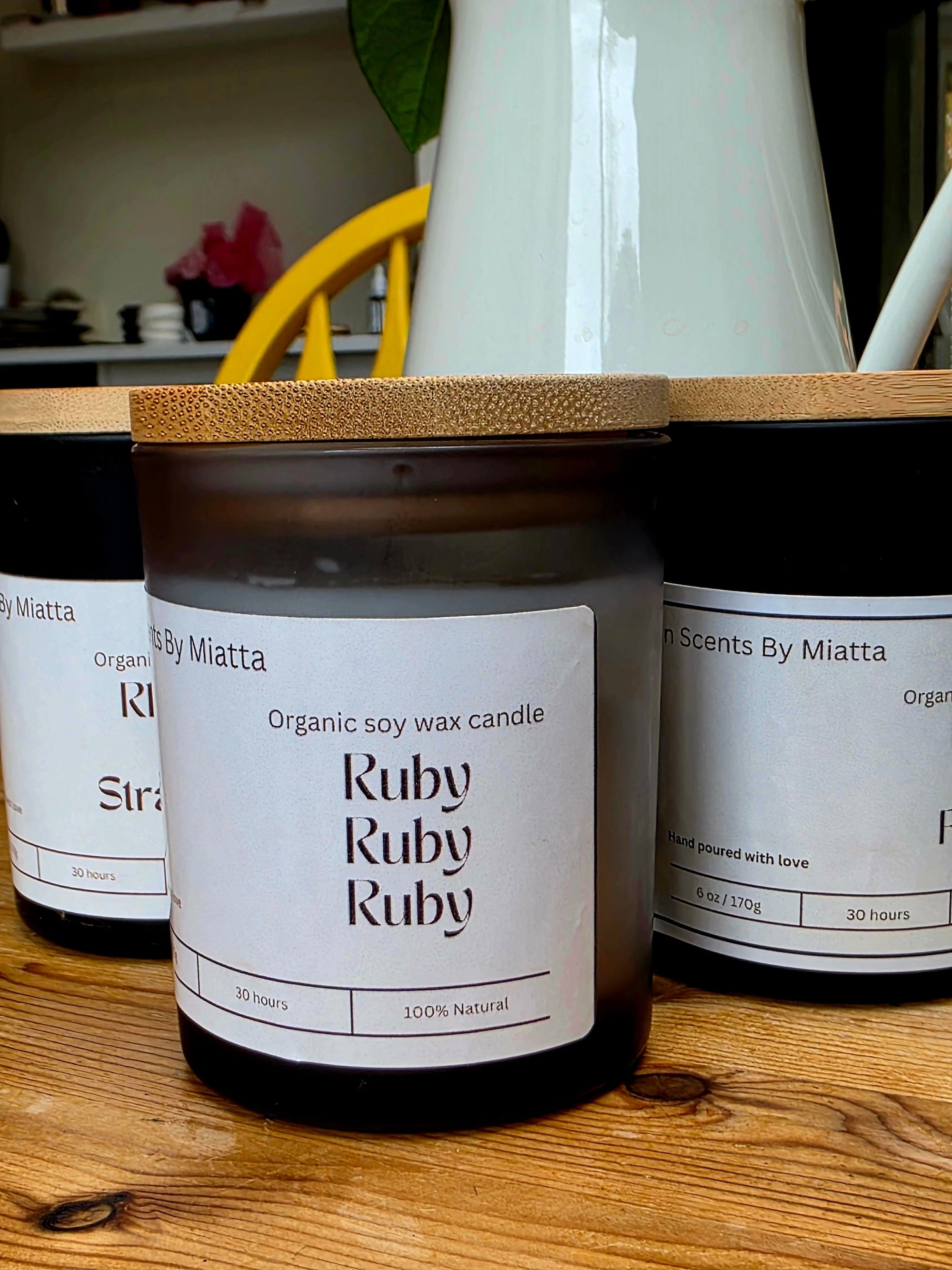 Ruby, Ruby, Ruby scented candle