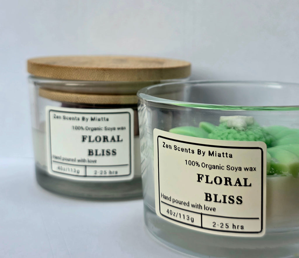 Floral bliss Scented candle