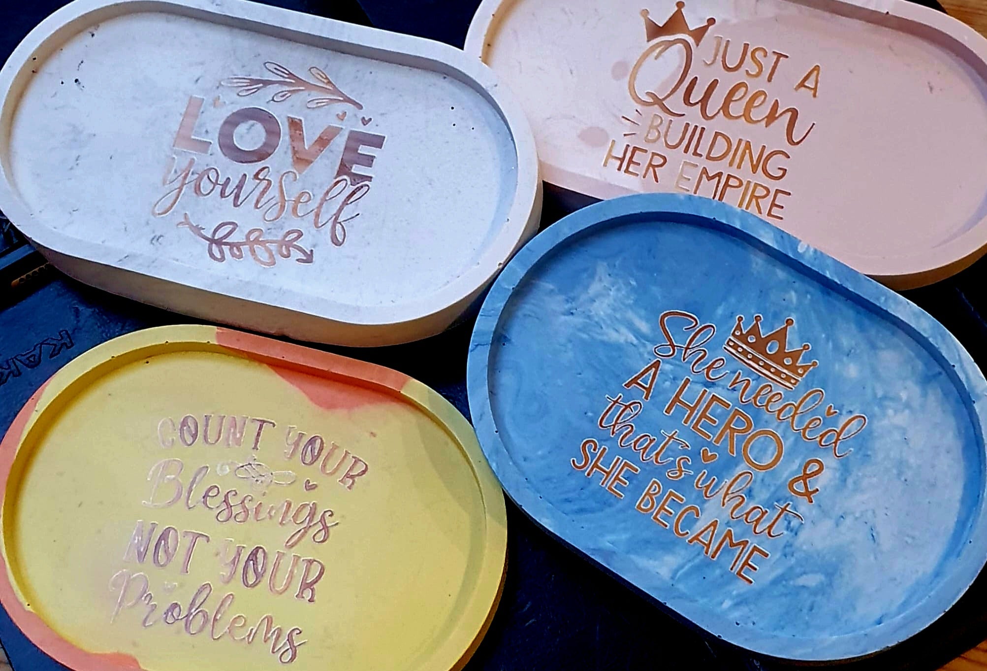 Positive Affirmation trays